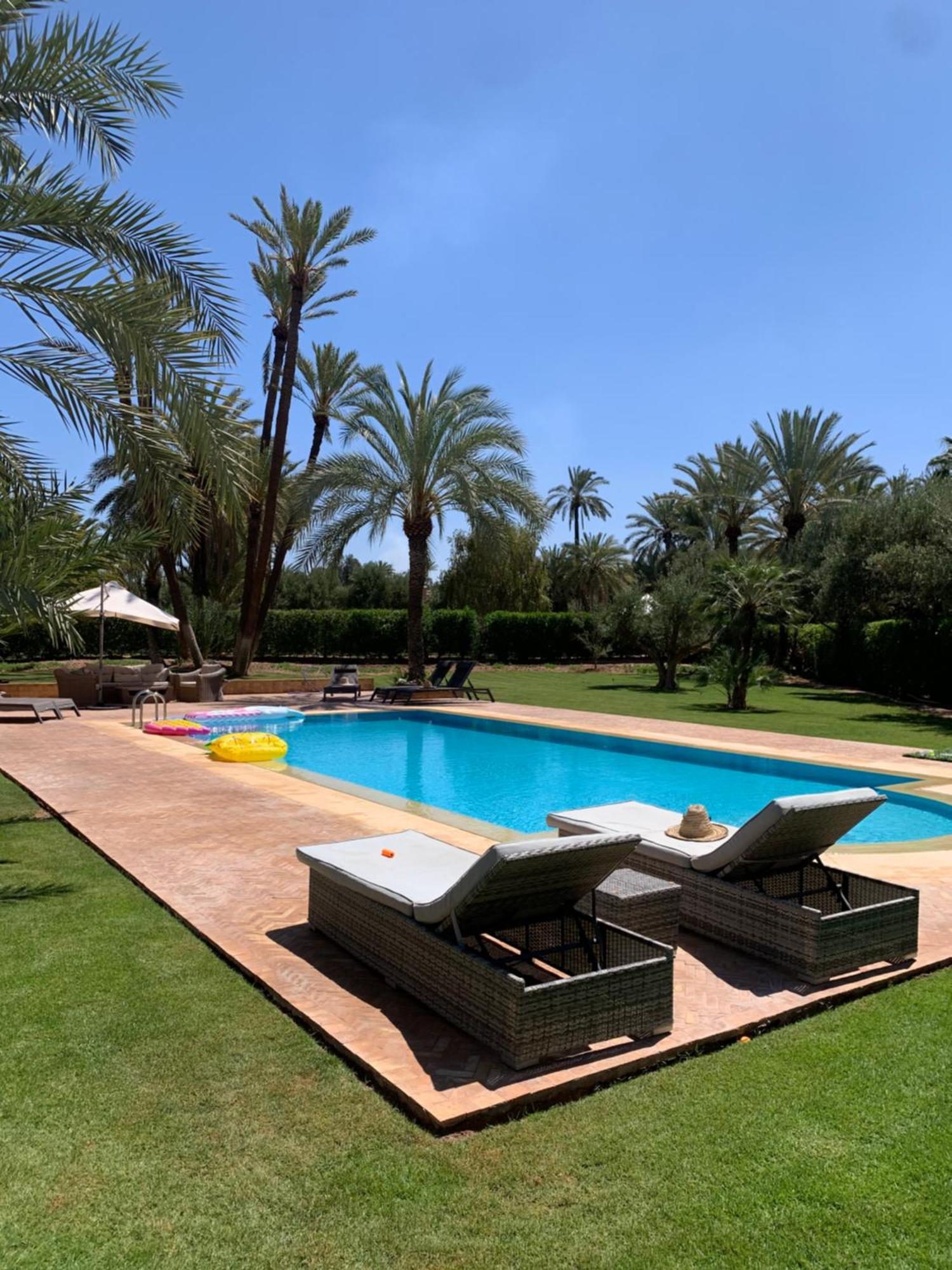 Villa Avec Piscine Privatisee A La Palmeraie Marrakesh Exterior photo